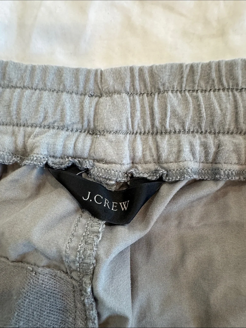 J. Crew Men's Gray Drawcord Athletic Shorts